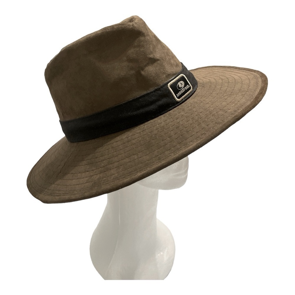 Unisex Mossy Oak Structured Wide Brim Aussie, Brown, Large/Extra Large